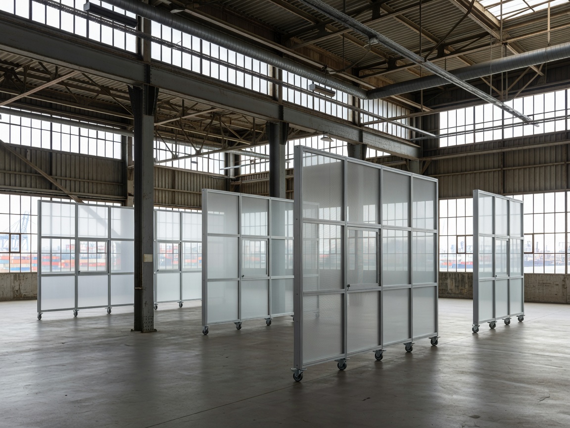 Rotterdam industrial port conversion with moveable partition walls and high ceilings